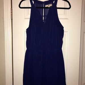 Royal blue romper
